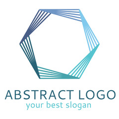 Modern minumal lines logo design