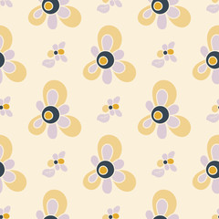 Seamless Floral Pattern for Patchwork