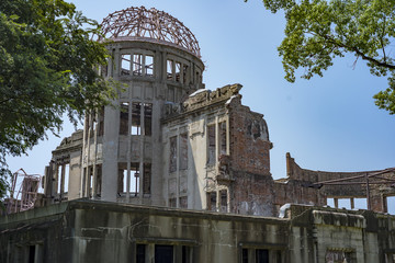 Dôme de Genbaku, Hiroshima, Japon.
(Genbaku Dōmu, atomic bomb dome)