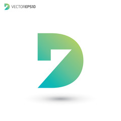 Abstract Letter D Logo