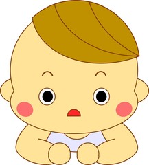 うつぶせの赤ちゃん