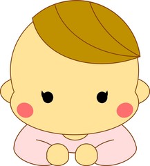 うつぶせの赤ちゃん