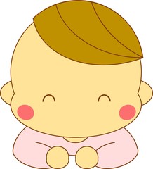 うつぶせの赤ちゃん