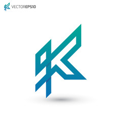 Line Art Letter K Logo