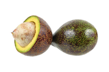 avocado isolated on white