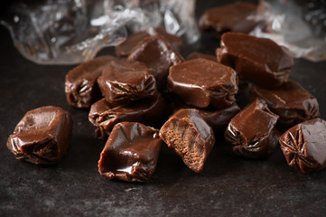 Chocolate flavor toffee