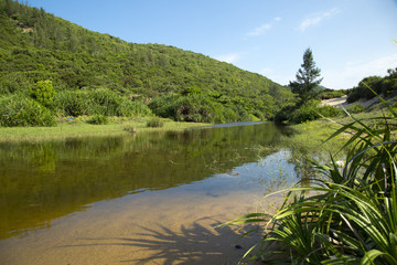 Vietnam, Phu yen province, mountain river