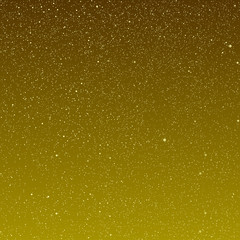 Vector background snowflakes. Gold ice storm.