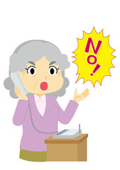 詐欺　断る　ノー