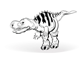Dinosaur Vector Sketch
