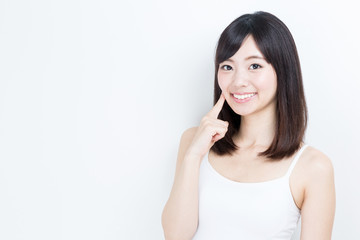 Fototapeta premium attractive asian woman beauty image