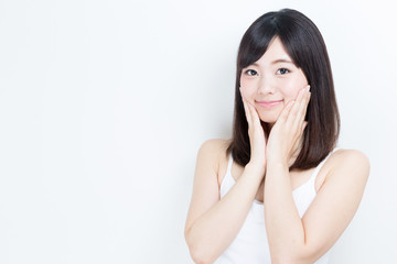 attractive asian woman beauty image