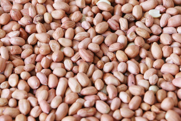 Groundnuts on bamboo mat