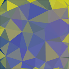 Blue yellow low poly geometric shapes background