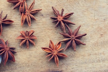 star anise and cinnamon