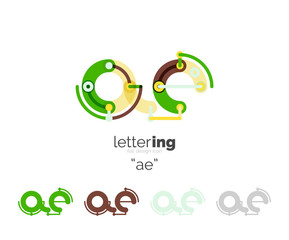 Letters logo icon