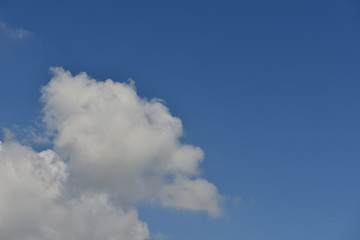 Blue sky and clouds