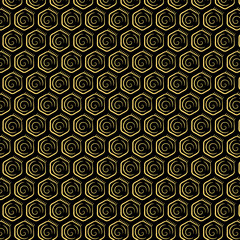 Background of honeycombs in vintage style.