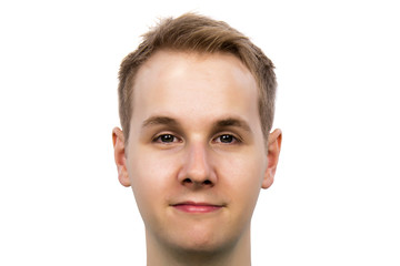 Obraz premium Freisteller Portrait junger Mann