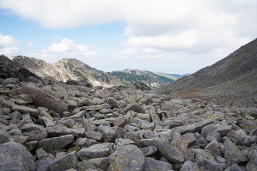 Rila mountain in Bulgaria
