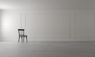 Classic & Loft Living / 3D Render Image © apastost