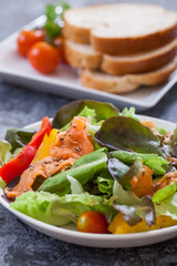 Smoked salmon salad