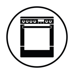 Kitchen main stove unit icon