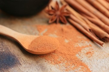 cinnamon powder with strick