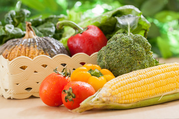 Colorful vegetables