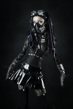 Cyber-Gothic girl