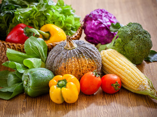 Colorful vegetables