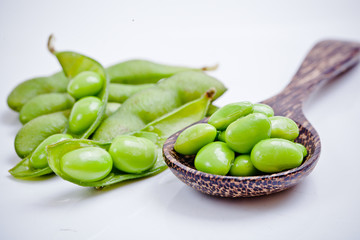 Green soy beans
