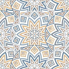 Seamless mandala pattern