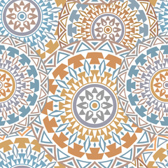 Materiał do szycia Seamless mandala pattern