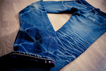Faded jeans