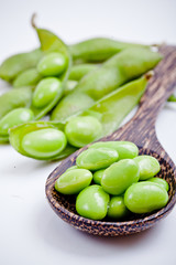 Green soy beans