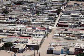 Bidonville à Casablanca