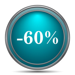 60 percent discount icon