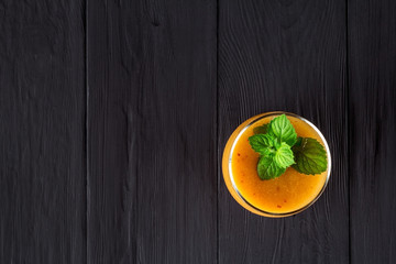 Glass of fruit and vegetable smoothies