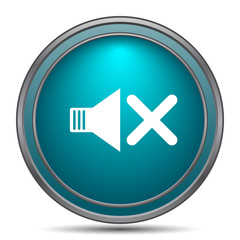 Obraz premium No sound icon