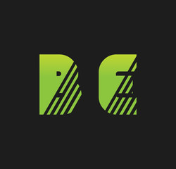 be initial green with strip