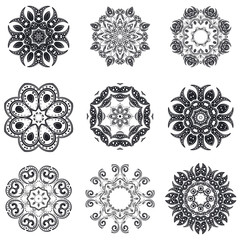 Round Floral Ornament