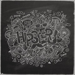 Hipster Vector hand lettering