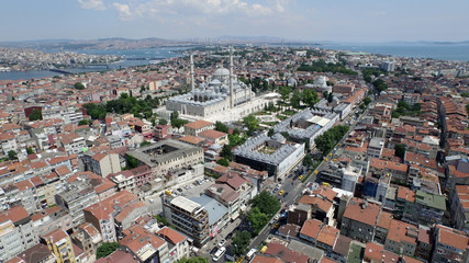Obraz premium Aerial view of Istanbul city