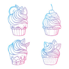 Beetle deer. Horned Beetle. Big. Insect. Set. Line art. Black and white drawing by hand. Graphic arts. Doodle. Tattoo. Lucanus cervus.