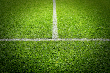 Obraz premium Soccer football field stadium grass