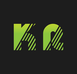 kr initial green with strip