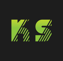 ks initial green with strip
