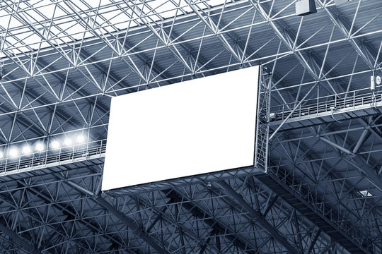 Electronic display at stadium