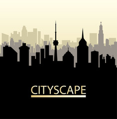 Obraz premium Modern City View. Cityscape